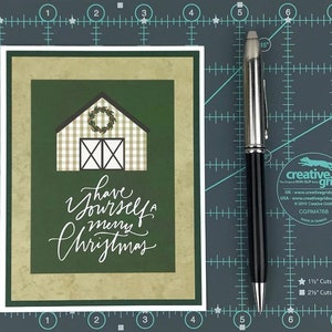 Christmas Card Making Kit, Christmas Cards DIY, Christmas Crafts for Adults, DIY Card Kit, Holiday Card Making Kit, Make Your Own Cards image 8