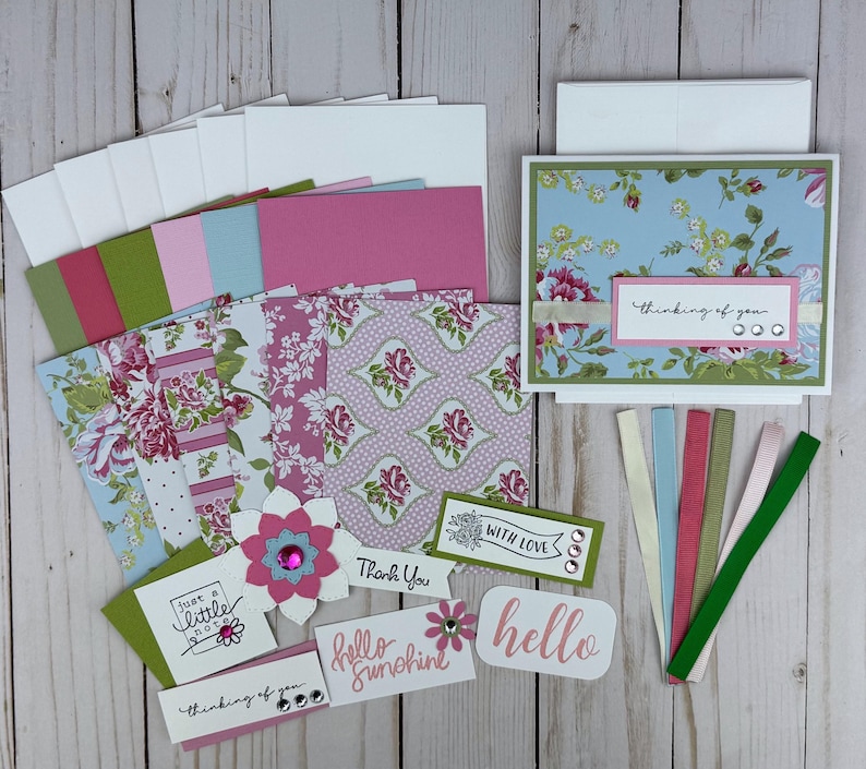 Card Making Kit for Adults, Make Your Own Cards, DIY Card Kit, Beginner Craft Kit, Easy DIY Crafts, Card Kits to Make, All Occasion Card Kit Bild 1
