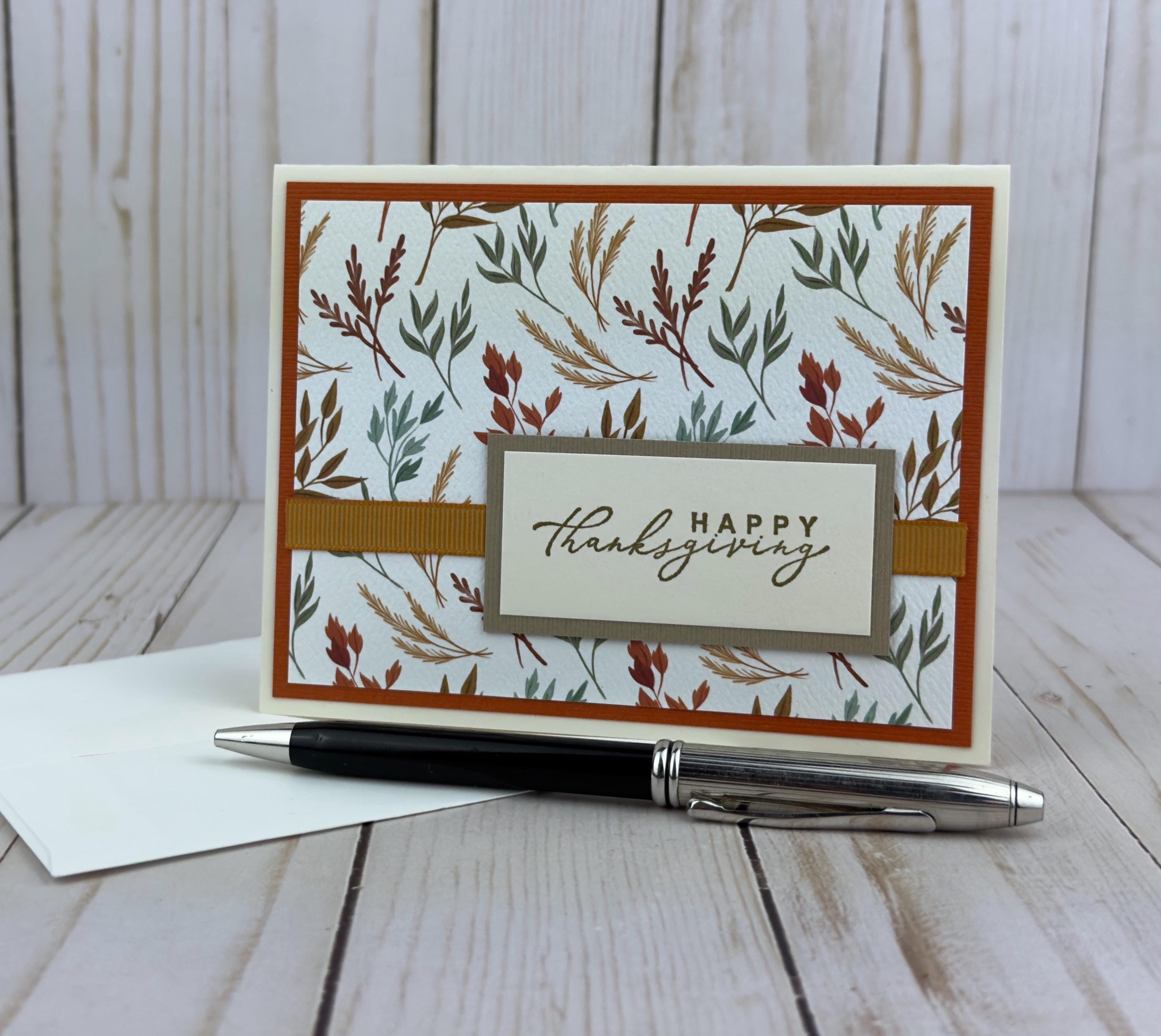 Thanksgiving Card Making Kit for Adults to DIY 6 Autumn Greeting Cards ...