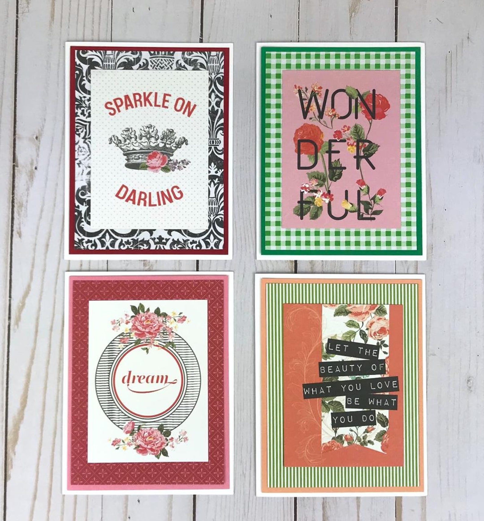 Card Making Kits DIY Greeting Card Kits Handmade Card Kits Etsy