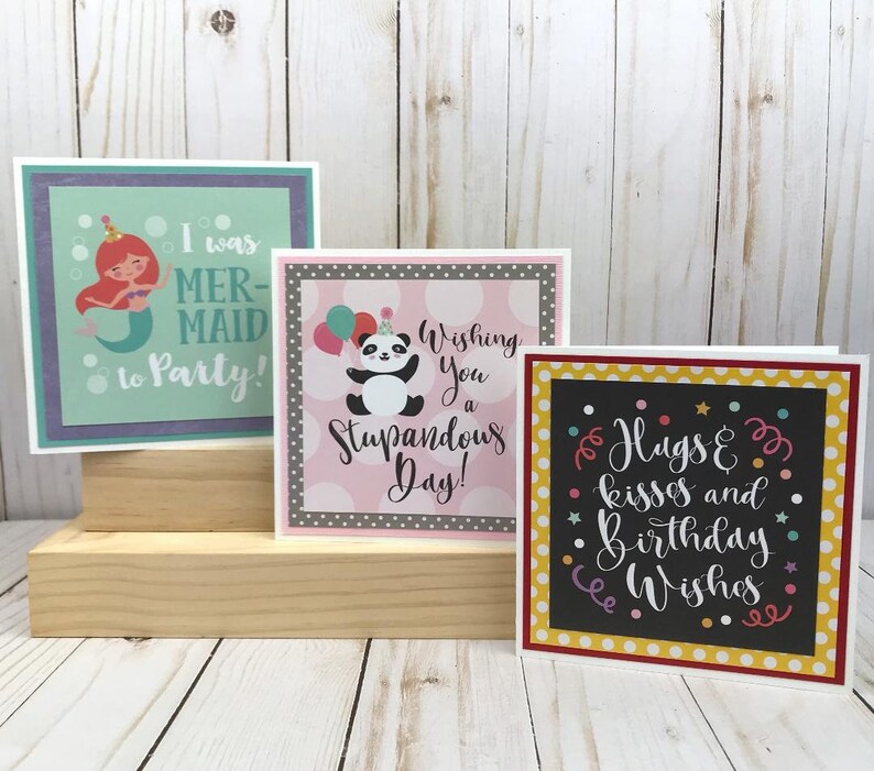 Birthday Card Variety Pack Birthday Cards for Little Girls Etsy
