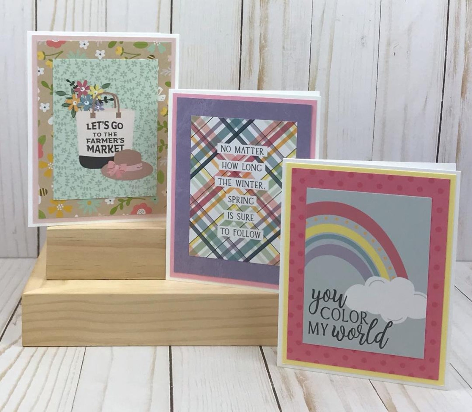 Spring Card Craft Kit DIY Card Kit Card Making Kits for - Etsy