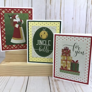 Rustic Christmas Cards Pack, Bulk Christmas Cards, Value Pack Cards, Holiday Greeting Cards 