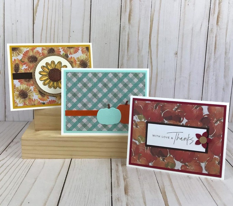 Fall Card Kits, Autumn Card Making Kit for Adults, Handmade Card Kit ...