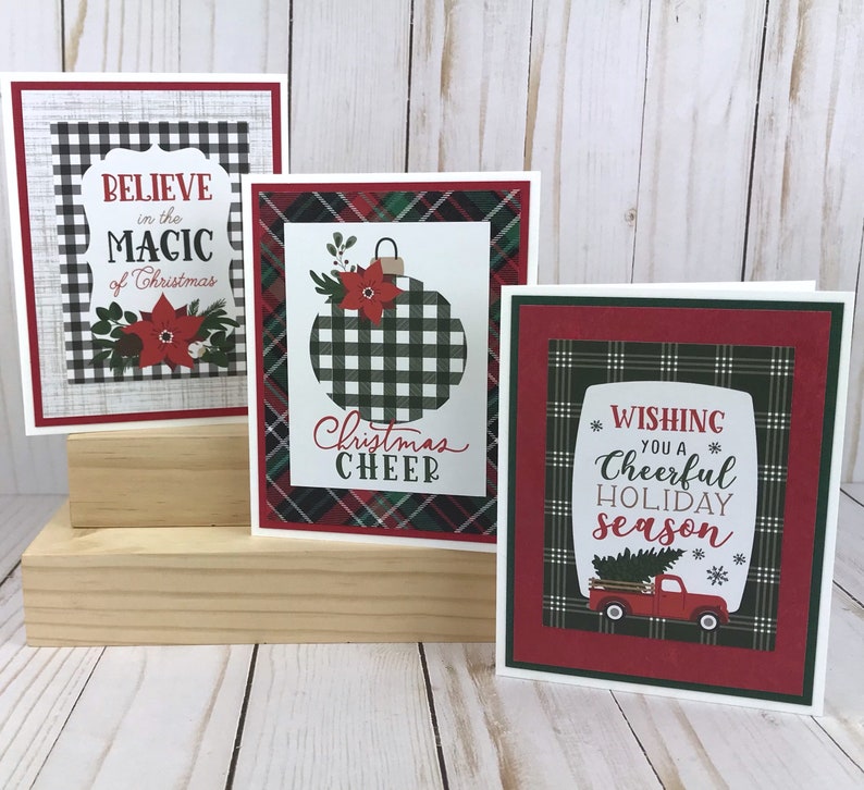 Christmas Card Making Kit, Christmas Cards DIY, Christmas Crafts for Adults, DIY Card Kit, Holiday Card Making Kit, Make Your Own Cards image 3
