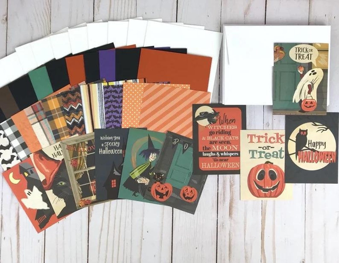 Halloween Card Kits Card Making Kit for Adults Fall Card