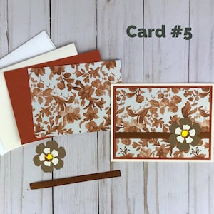 Fall Card Kit, Autumn Card Making Kit for Adults, Card Kits to Make ...