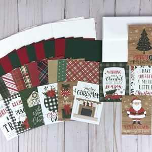 Christmas Card Making Kit, Christmas Cards DIY, Christmas Crafts for Adults, DIY Card Kit, Holiday Card Making Kit, Make Your Own Cards image 1