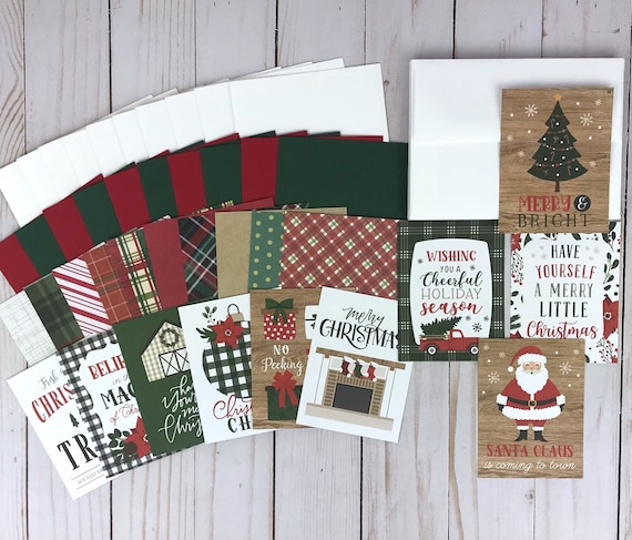 Christmas Card Making Kit (Each Kit)
