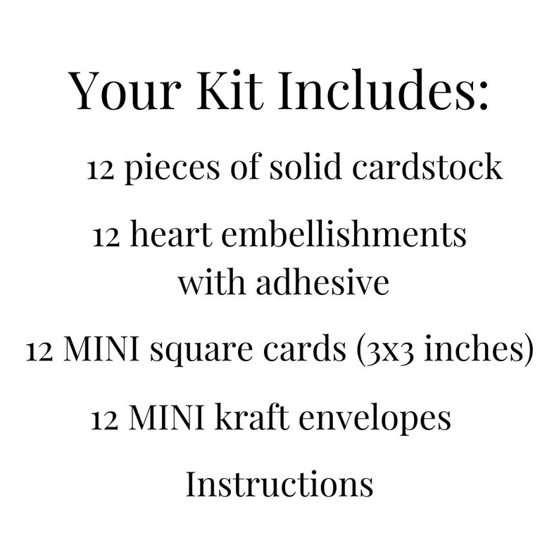 Mini Card Kits DIY Card Making Kits for Adults Card Kits to Etsy