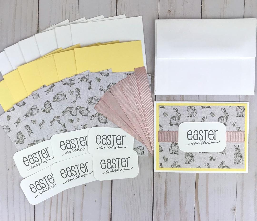 Easter Card Making Kit for Adults, Beginner Craft Kit, DIY Card Kit, Make Your Own Cards