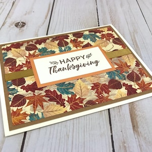 Thanksgiving Card Making Kits for Adults to DIY 6 Fall Leaves Cards ...
