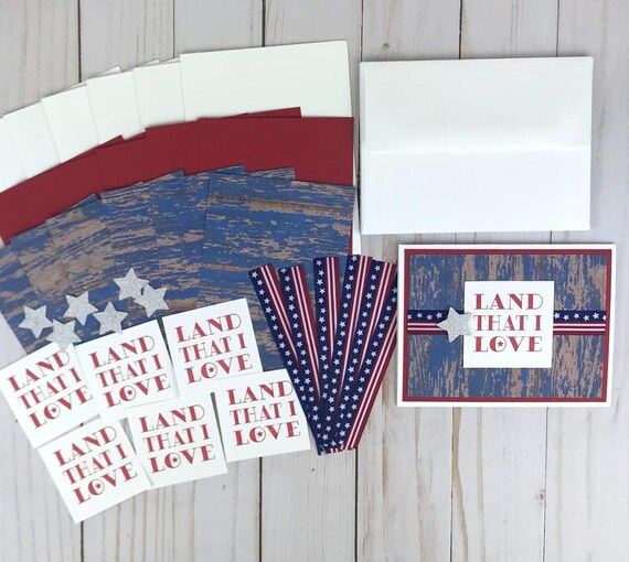 Craft kits for adult Jewelry Making Kit USA Patriotic Theme with storage box