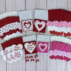 Valentine Card Making Kit, Valentine Card Kit, Mini Valentine Card Kit, Card Making Kits for Kids, Make Your Own Valentines, Valentine Craft
