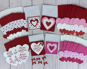 Valentine Card Making Kit, Valentine Card Kit, Mini Valentine Card Kit, Card Making Kits for Kids, Make Your Own Valentines, Valentine Craft