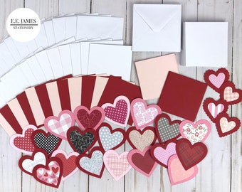 Valentine Card Making Kit, Valentine Card Kit, Card Making Supplies, Card Making Kits for Kids, Make Your Own Valentines, Valentine Crafts