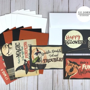 Halloween Card Kits, Card Making Kit for Adults, Fall Card Kits, Halloween Cards Set, Halloween Craft Kit Kids, DIY Greeting Card Kits, Easy
