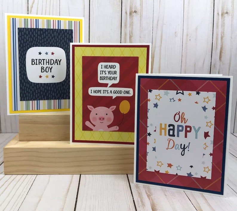Happy Birthday Cards for Kids Boy Birthday Card Variety Pack Etsy