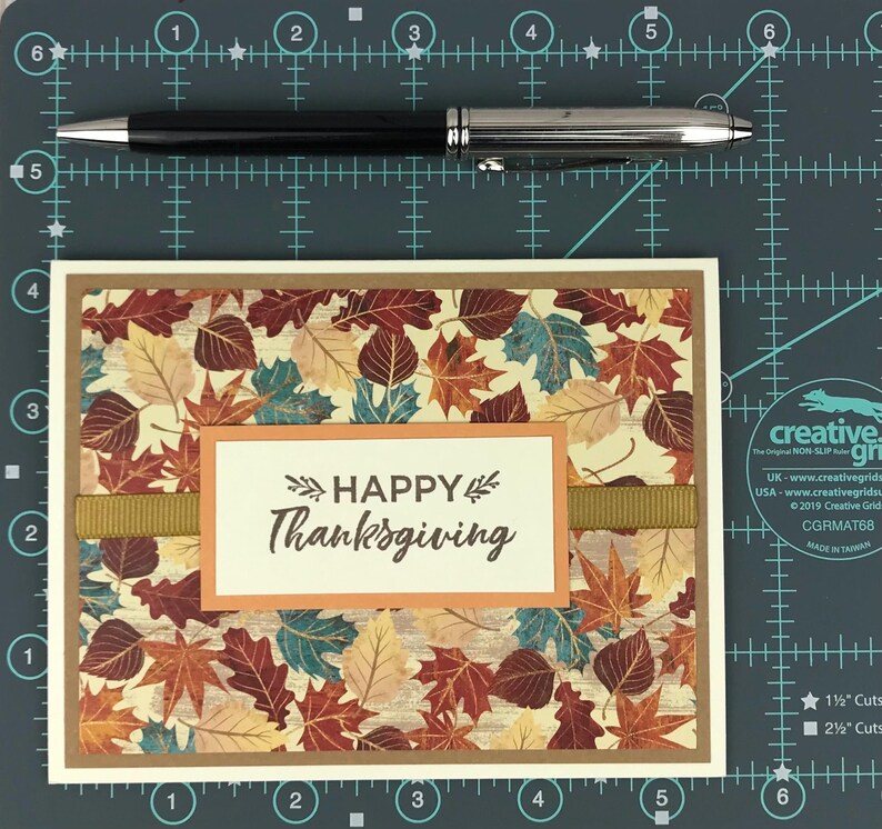 Thanksgiving Card Making Kits for Adults to DIY 6 Fall Leaves Cards ...