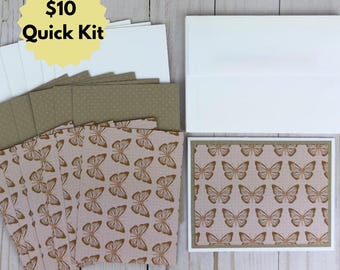 Butterfly Card Making Kit: DIY Spring Greeting Cards for Beginners