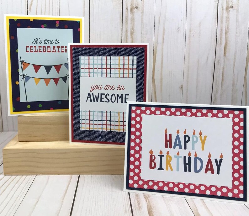 Happy Birthday Cards for Kids Boy Birthday Card Variety Pack Etsy