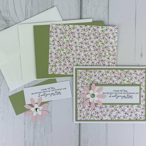 Religious Card Making Kit for Adults, Bible Verse Card Kit DIY, Beginner Craft Kit, Handmade Card Kits, Easy DIY Craft, Greeting Card Kit image 9