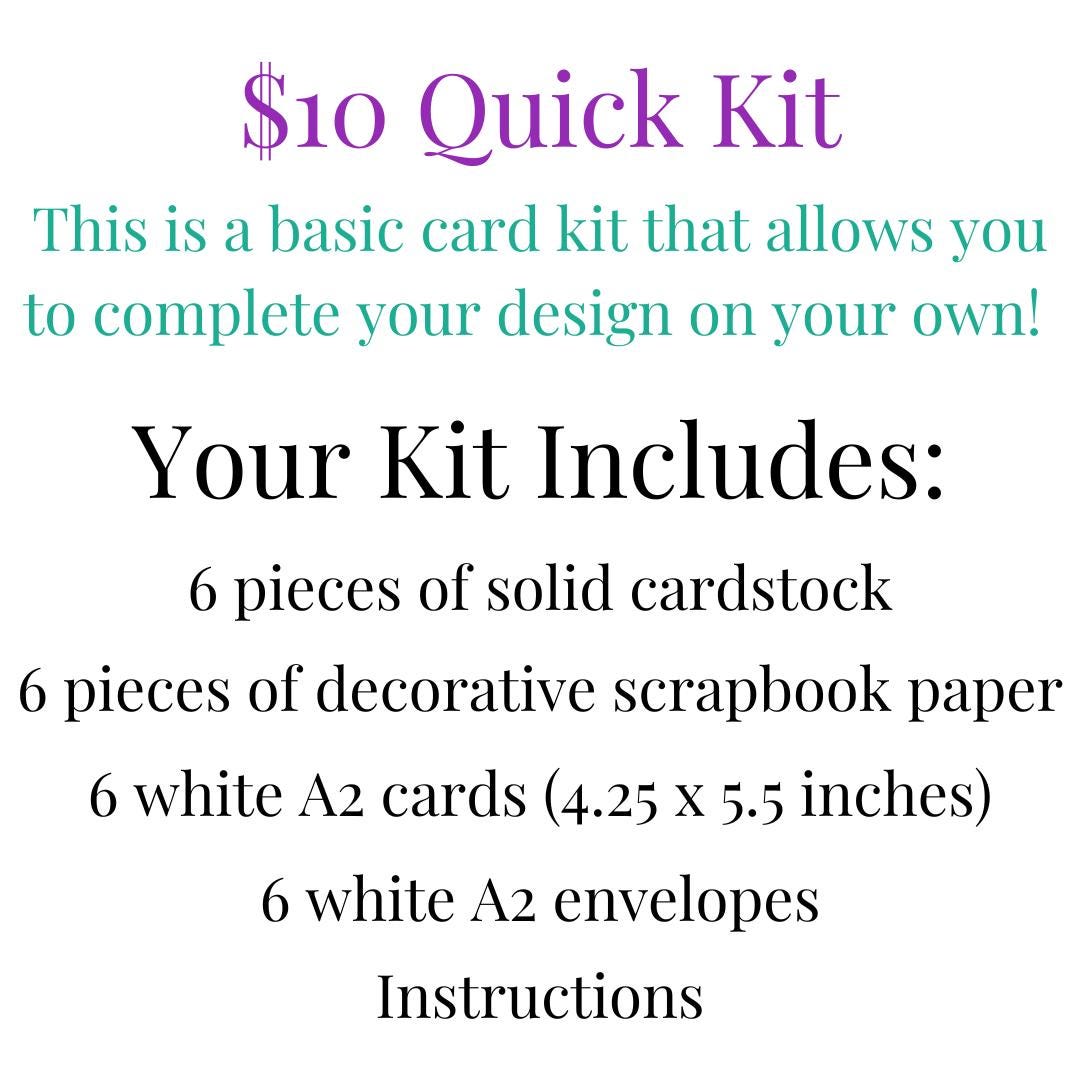 Hydrangea Flower Card Making Kit for Adults to DIY 6 Handmade A2 Cards ...