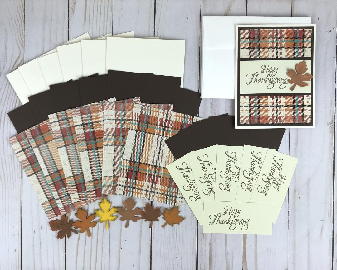 Thanksgiving Card Making Kits for Adults to DIY 6 Fall Cards: Easy ...