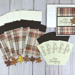 Thanksgiving Card Making Kits for Adults, Fall Card Kits, DIY Card Kit, Happy Thanksgiving Card, Thanksgiving Craft Kit, Cardmaking Kits