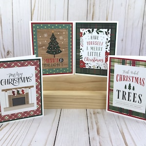 Christmas Card Making Kit, Christmas Cards DIY, Christmas Crafts for Adults, DIY Card Kit, Holiday Card Making Kit, Make Your Own Cards image 5