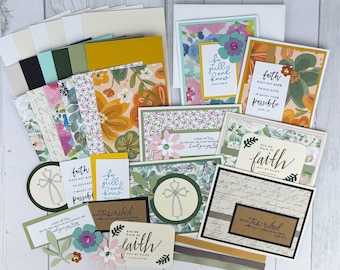 Religious Card Making Kit for Adults, Bible Verse Card Kit DIY, Beginner Craft Kit, Handmade Card Kits, Easy DIY Craft, Greeting Card Kit