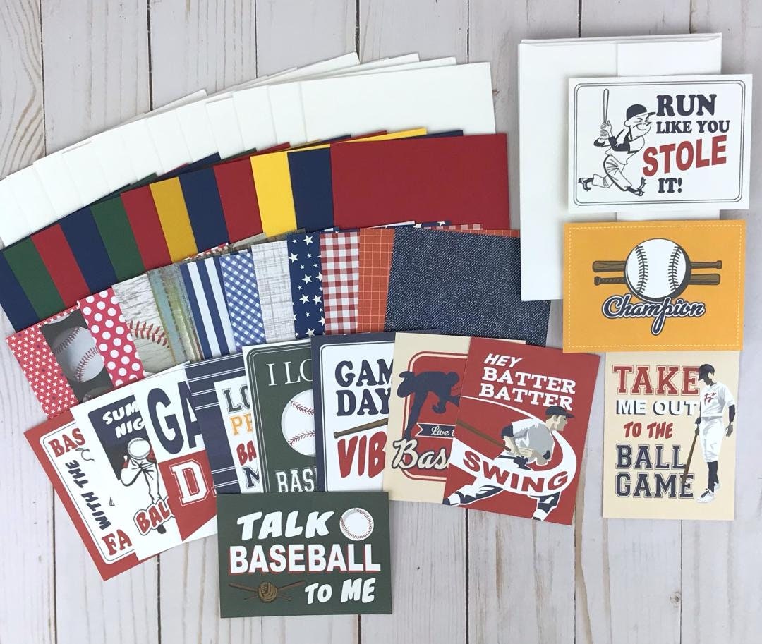 Card Kits to Make, Baseball Card Making Kit for Adults, Make Your Own