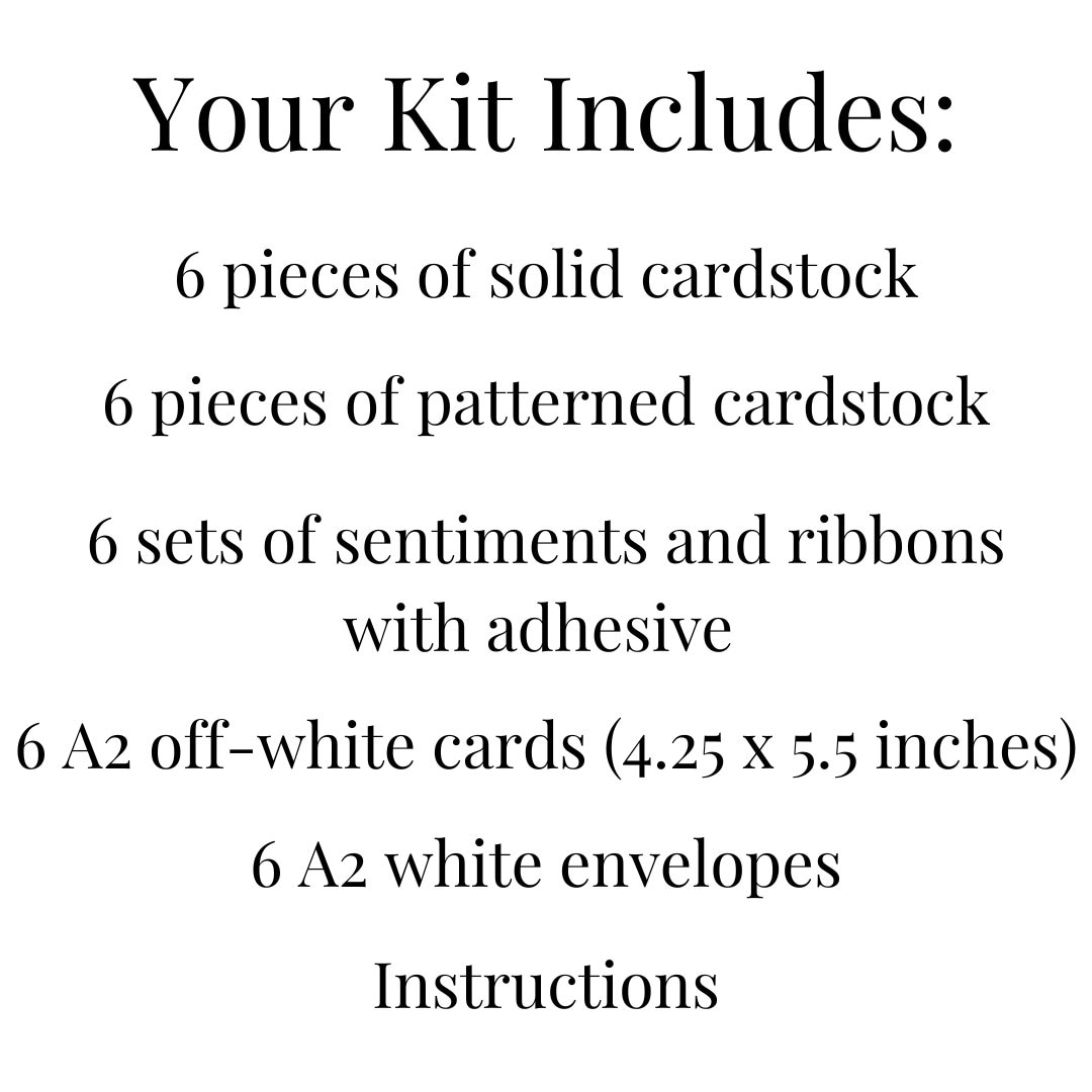 Blue Hydrangea Flower Card Making Kit for Adults, Set of 6 Hello DIY ...