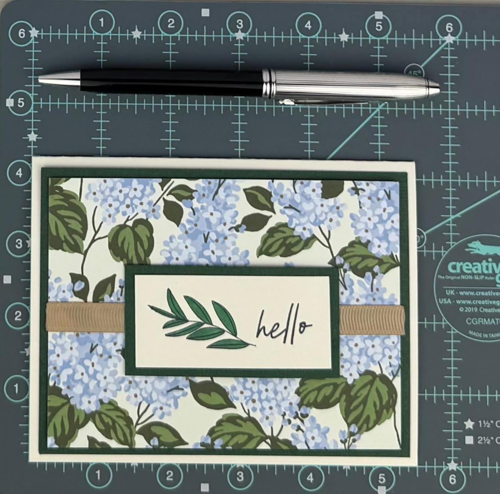 Blue Hydrangea Flower Card Making Kit for Adults, Set of 6 Hello DIY ...