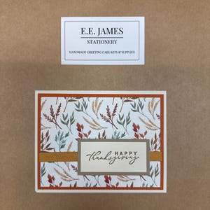 Thanksgiving Card Making Kit for Adults to DIY 6 Autumn Greeting Cards: Easy DIY Papercraft Card Making Supplies for Beginner Fall Craft Kit image 14