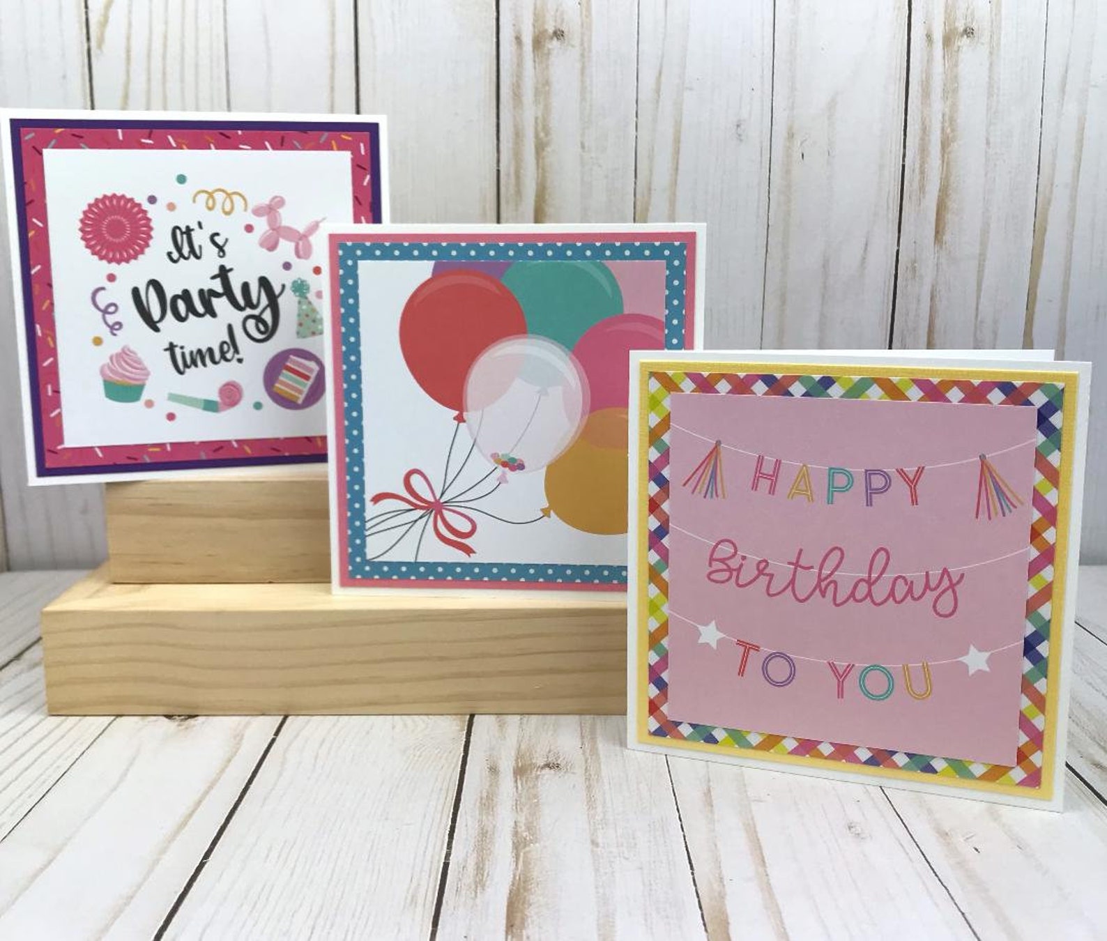 Birthday Card Variety Pack Birthday Cards for Little Girls Etsy