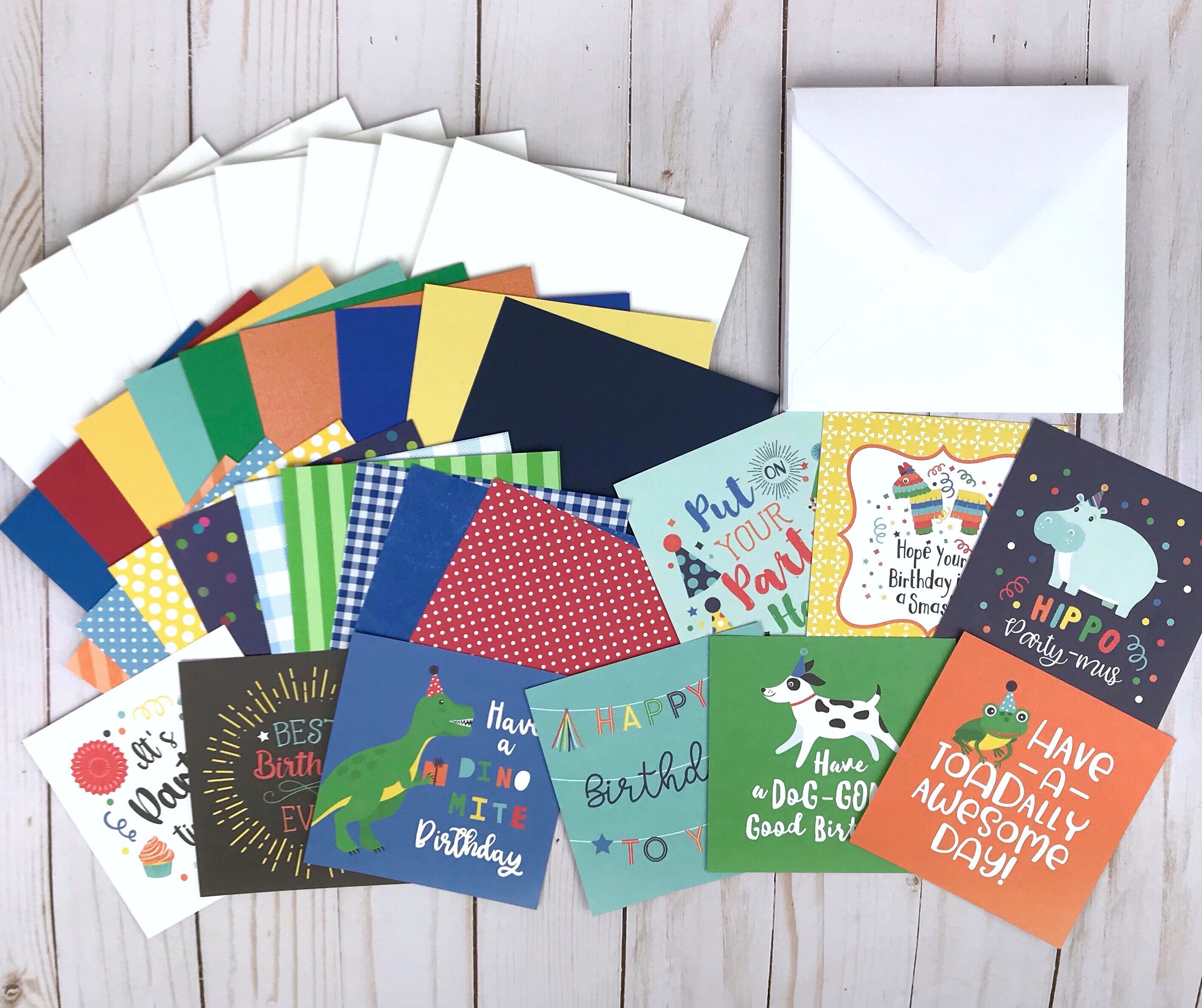 Birthday Card Making Kit Birthday Card Kits Make Your Own | Etsy