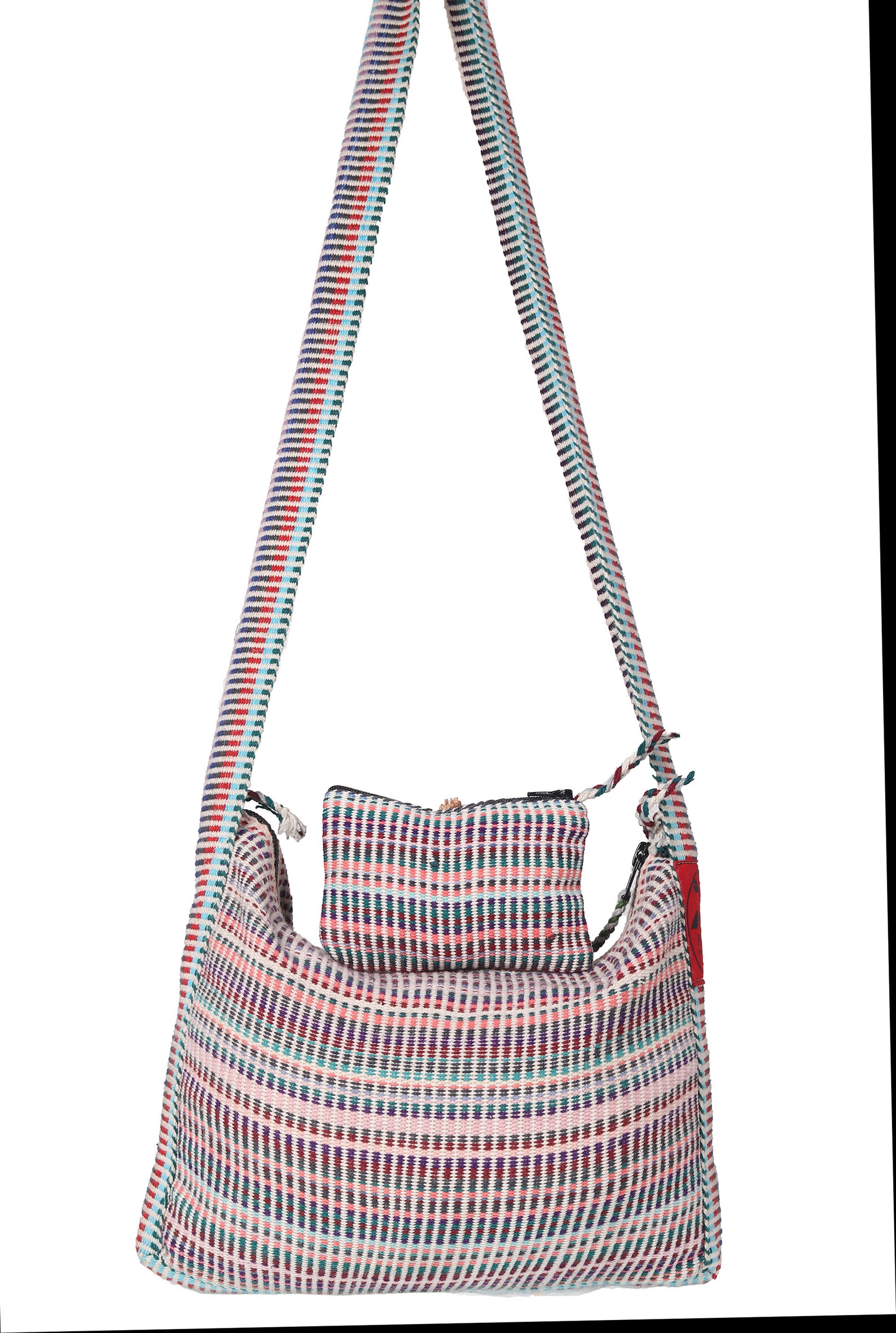 Long strap cross body baby bag in medium size. Combination of Etsy