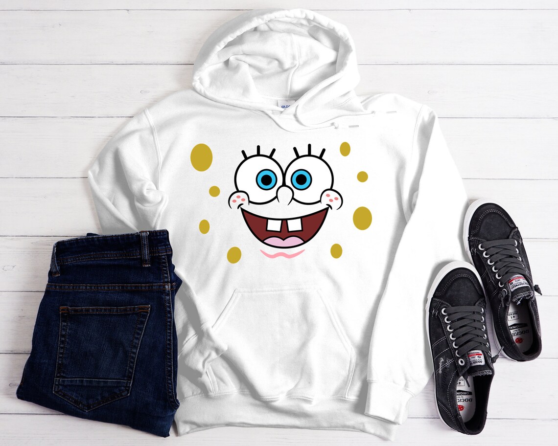 Sudadera Personalizada Sudaderas De Parejas De Bob Esponja Novios