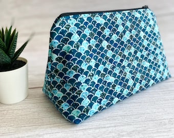 Mermaid cosmetic bag, light,  gift for her, gift for girls, Christmas gift, Mermaids, Makeup bag, pencil case, phone holder clutch