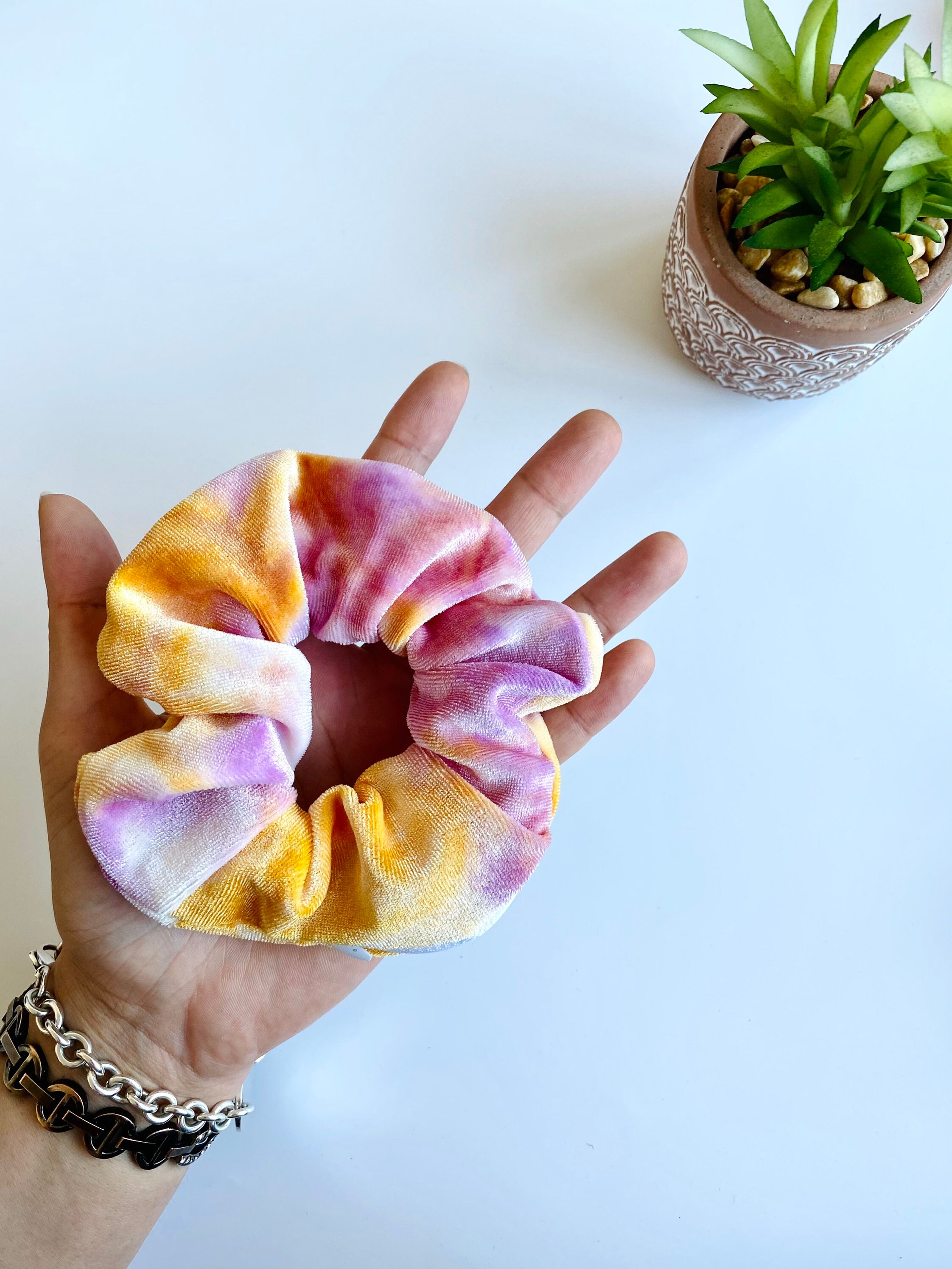 Velvet Pastel Tie Dye Zip Scrunchie Zipper Scrunchie Purse Etsy