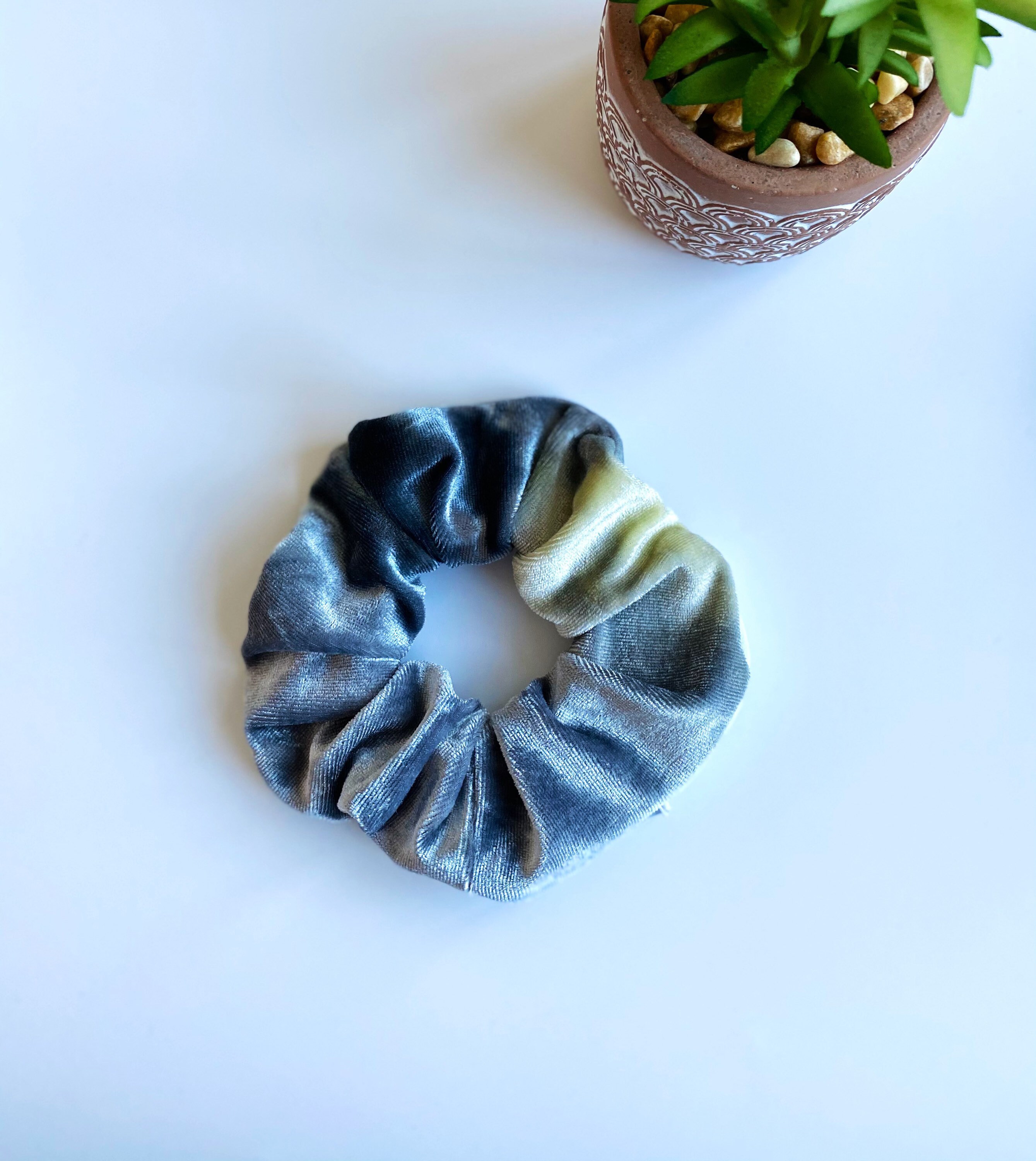 Hidden Stash Velvet Tie Dye Zip Scrunchie Zipper Scrunchie Etsy