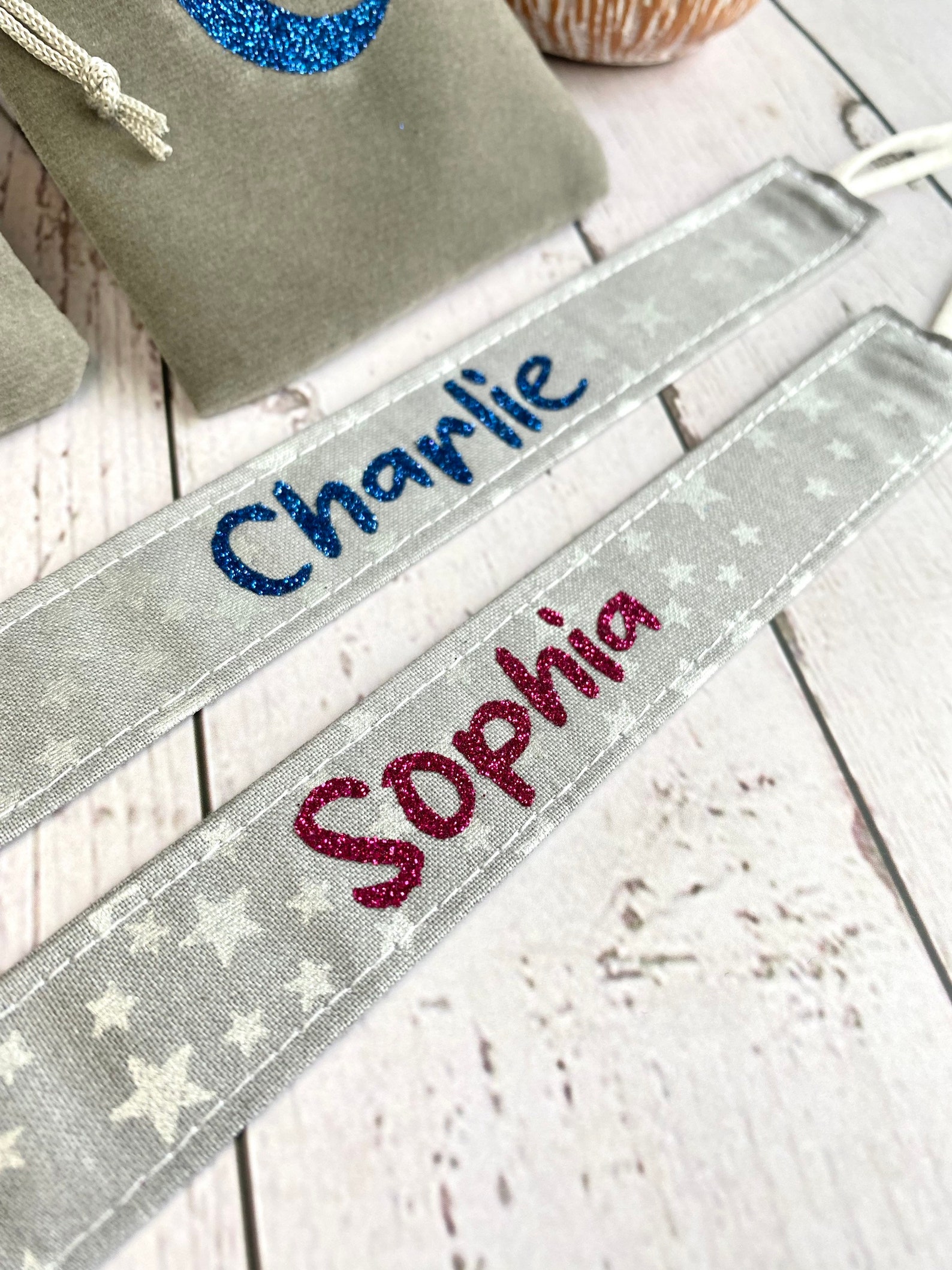 Personalised Name Baby Dummy Clip Custom Name Dummy Clip Etsy