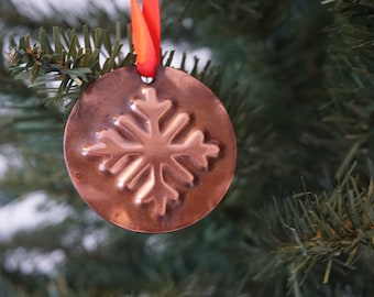 Copper Christmas Tree Decoration-Snowflake 1