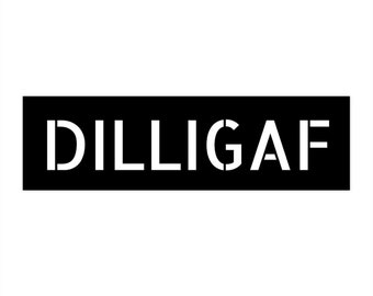 DILLIGAF Bumper Sticker