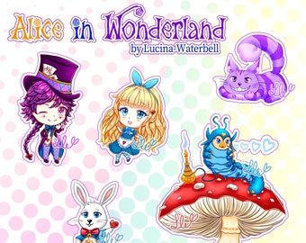 Alice in Wonderland Stickerset