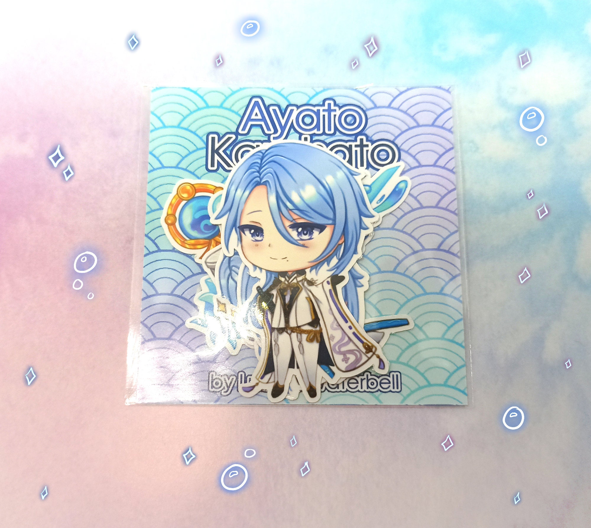 Stickerset Ayato Kamisato Genshin Impact - Etsy