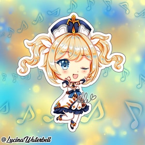 Naklejka Genshin Impact: Barbara