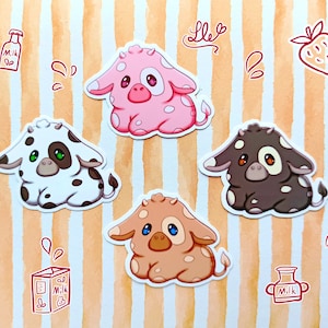 Sticker vache kawaii