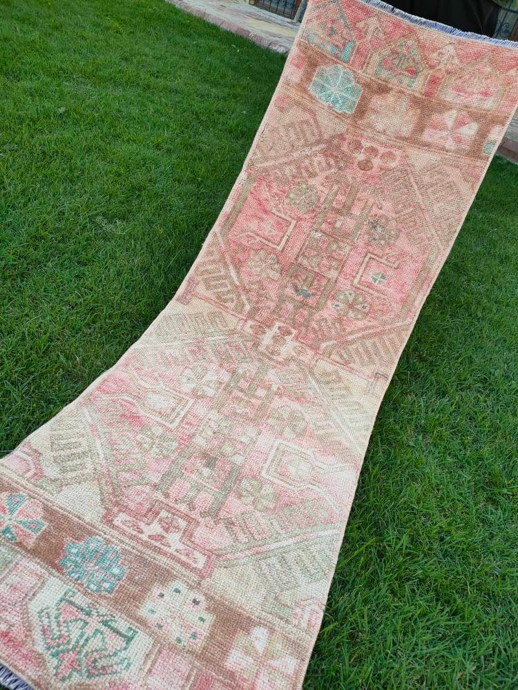 2 x 6 ft Short rug runner Narrow rug runner vintage rug Etsy